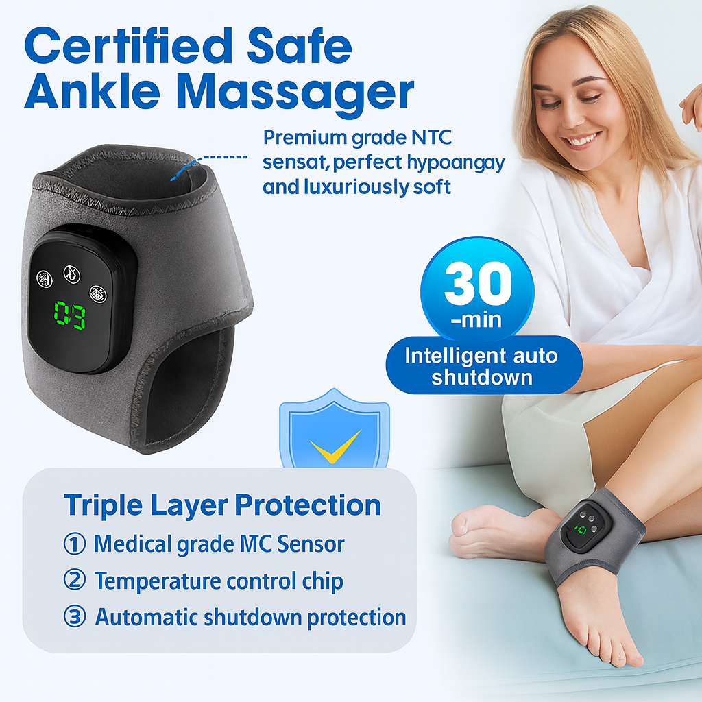 Pro Thermal Massage Ankle Support