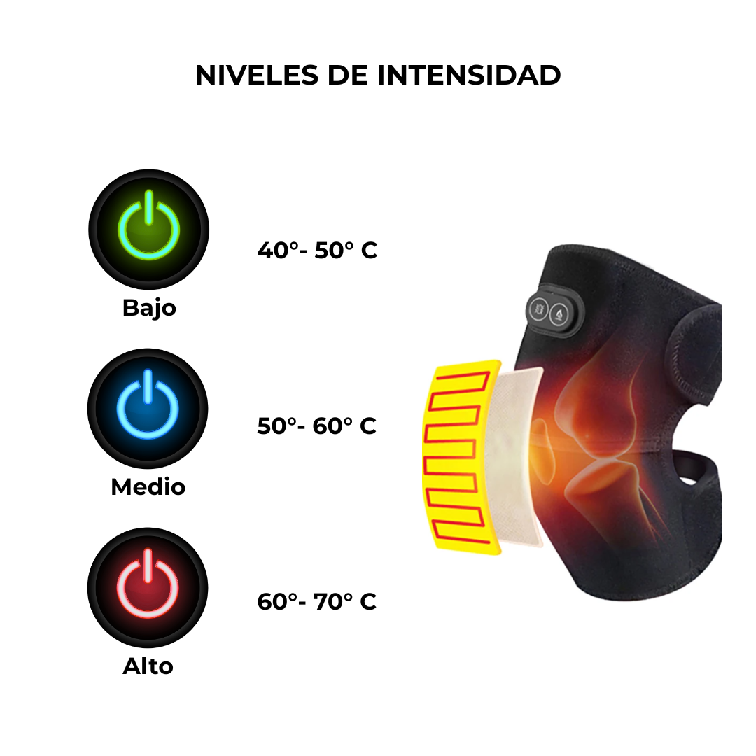 Rodillera Térmica Masajeadora