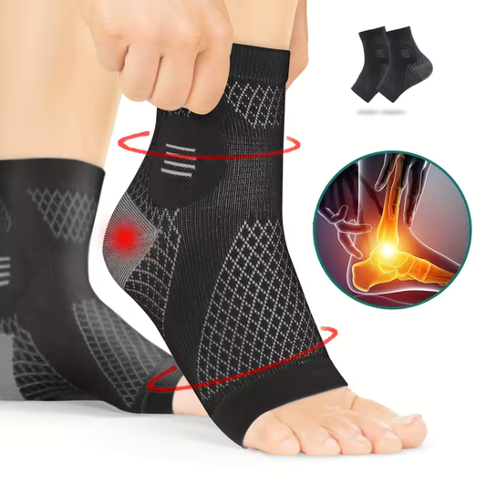 Compression ankle brace